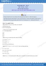 Đề thi học kì 1 Toán 10 Chân trời sáng tạo - Đề số 3